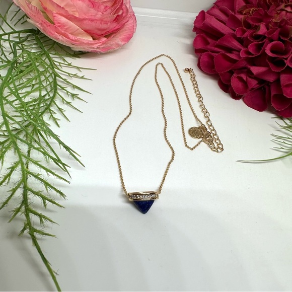 NEW⚜️ Lapis Lazuli Drop Pendant Necklace - Picture 4 of 11